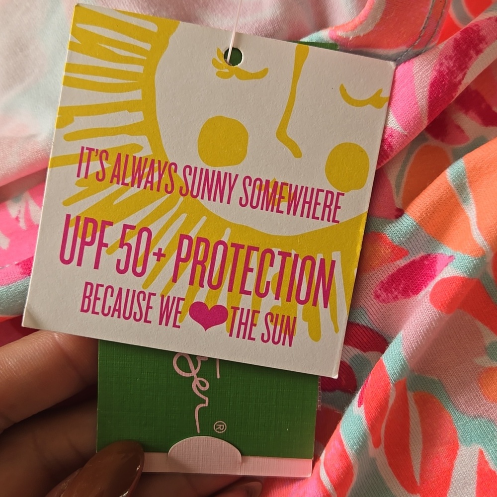 Lilly Pulitzer Sophie UPF 50+ Love Birds Print Dress Classic Resort Chic Small - Picture 4 of 6